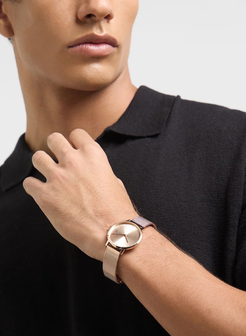 تومي هيلفيغر Pippa Mesh Strap Analog Watch