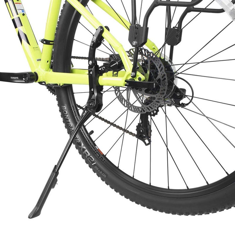 BV BV Bike Kickstand  Lightweight Aluminum Alloy Rear Side Kick Stand for 2428 Bikes  ToolFree Installation Suitable for All Bikes and Terrains