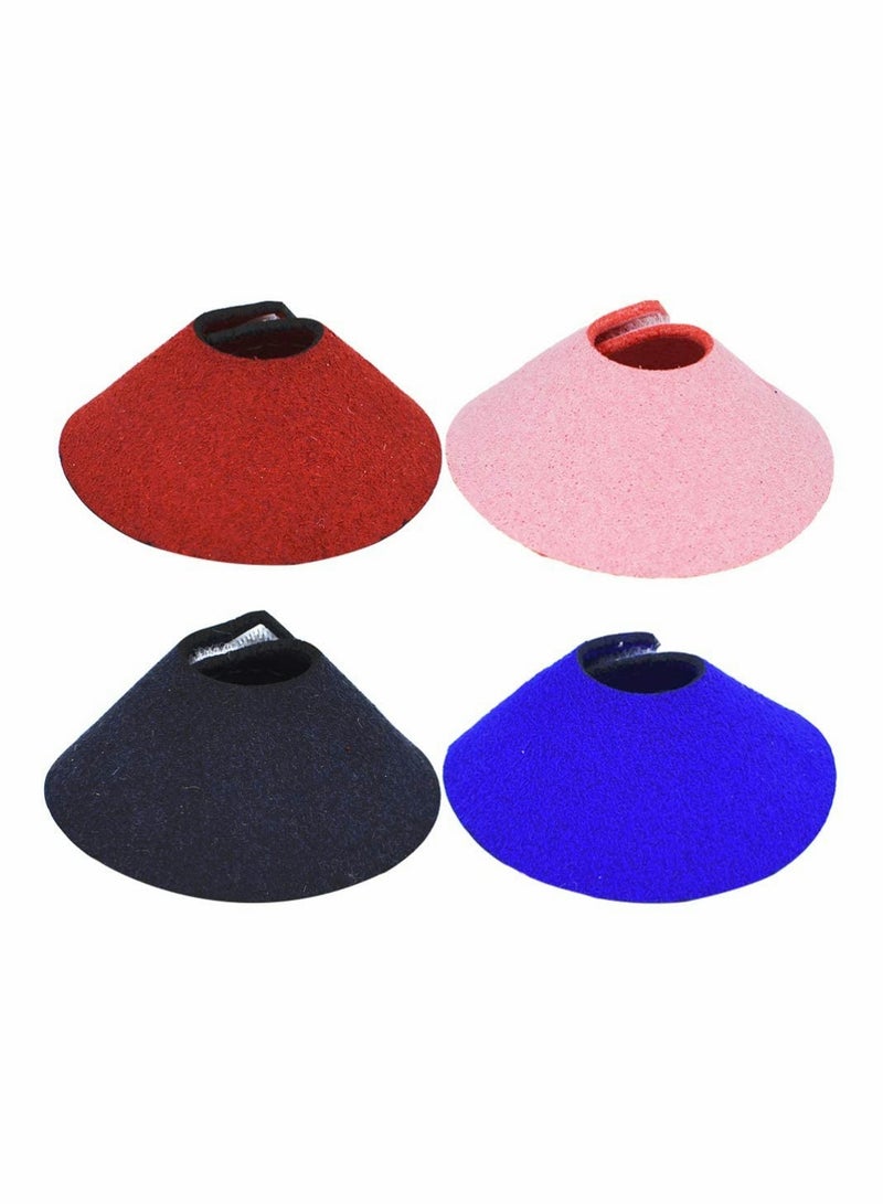 SYOSI 4 Pcs Pet Recovery Collars Small Birds Neck Ring Parrots Anti- Scratch Recovery Collar (Multicolour)  - Image 1