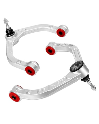 KSP 24 Ram 1500 Forged Upper Control Arms Adjustable Aluminum Front UCA Fit Dodge Ram 1500 20092022 2pcs Onepiece Design Silver Aftermarket Control Arms With Greasable Ball Joint