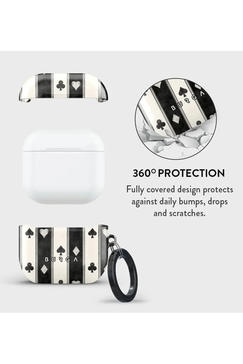 BURGA BURGA Queens Court AirPods 4 Case Protective Slim Cover
