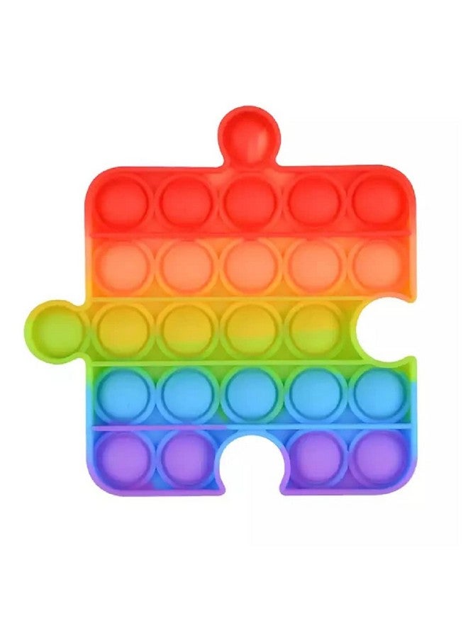 FunBlast FunBlast Puzzle Pop It Fidget Toy, Autism Special Needs Silicone Stress Reliever, Squeeze Sensory Toy  - Image 1