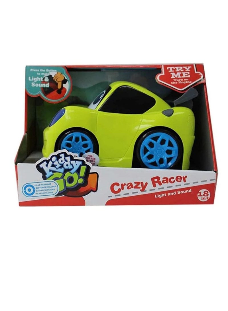 سياره سباق مع اضاءة و صوت - اخضر - DHTS10327 - Image 1