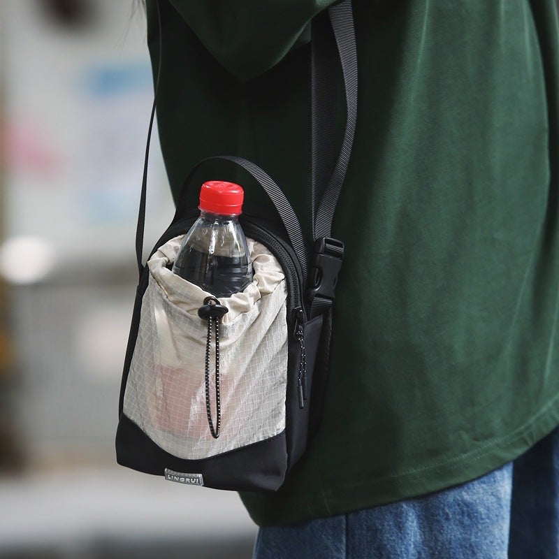 New Style Simple Trendy Brand Sports Crossbody Bag Men'S 2024 Personalized Casual Tooling Style Shoulder Bag Lightweight Mobile Phone Bag - Image 3