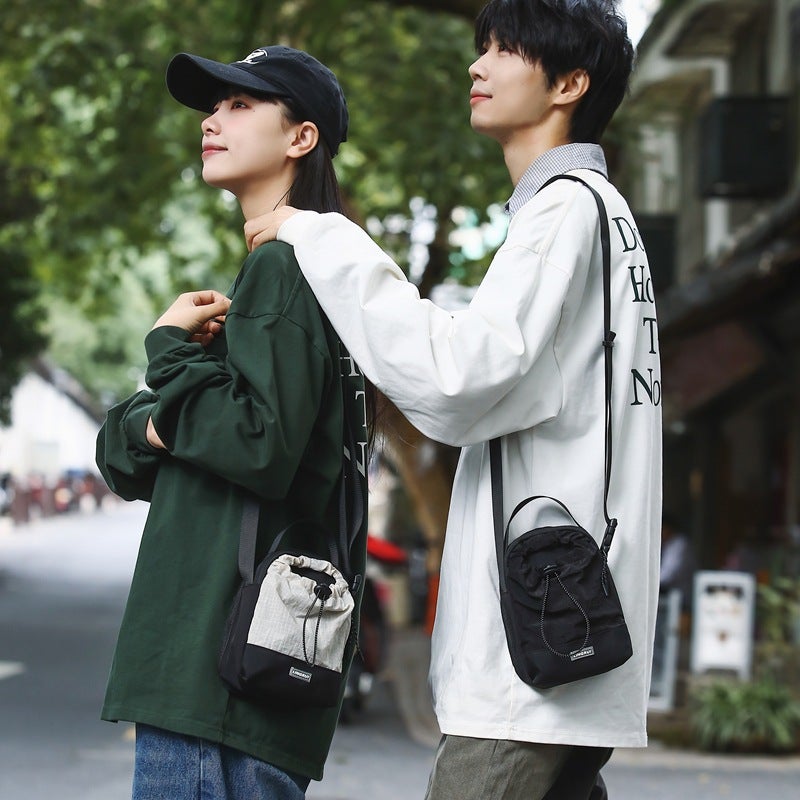 New Style Simple Trendy Brand Sports Crossbody Bag Men'S 2024 Personalized Casual Tooling Style Shoulder Bag Lightweight Mobile Phone Bag - Image 4