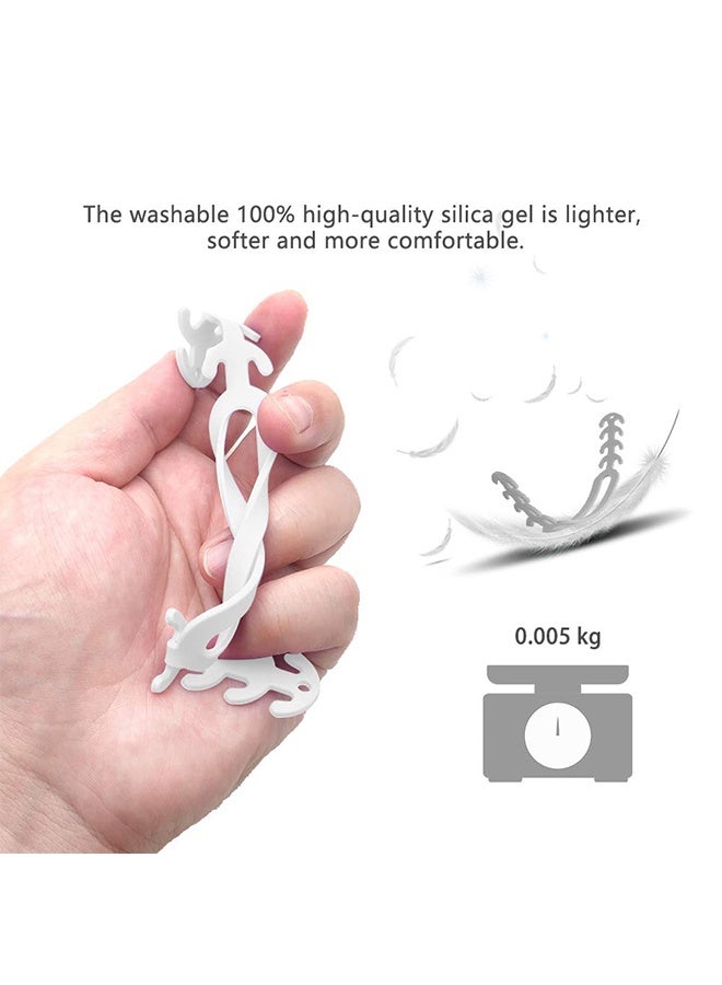 10 PCS Mask Extension Strap Ear Strap Hook Adjustable Anti-Slip Ear Grips Band Extender Ear Protector for Girls,Women, Adults and Children(Black*10) - Image 3