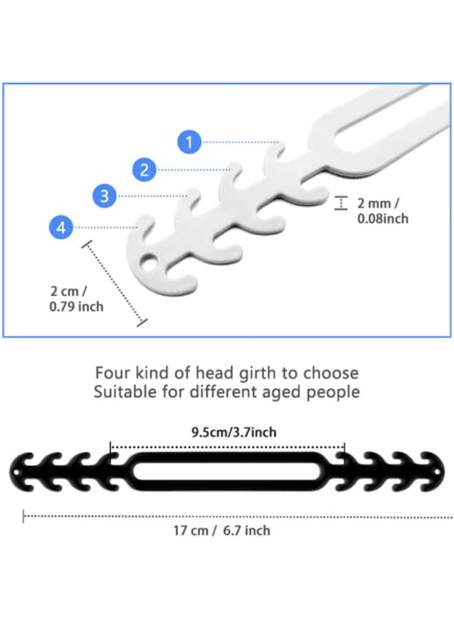 10 PCS Mask Extension Strap Ear Strap Hook Adjustable Anti-Slip Ear Grips Band Extender Ear Protector for Girls,Women, Adults and Children(Black*10) - Image 4