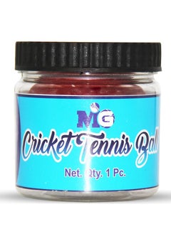 MG Cricket Tennis Ball  with Jar Red  - Image 2