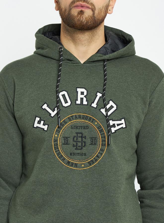 DUKE Florida Graphic Hoodie with Drawstring by Styli  - Image 2