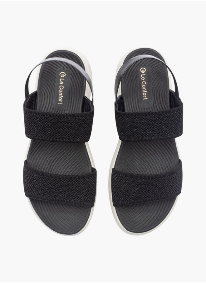Le Confort Textured Sandals with Backstrap  - Image 1