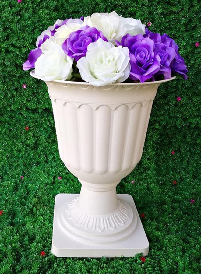 HOME TASTE Hometaste Plastic Plant Flower Seedlings Nursery Pot - Decorative Garden Pots Flower - Modern Decorative Gardening Containers (Style1_Small) 