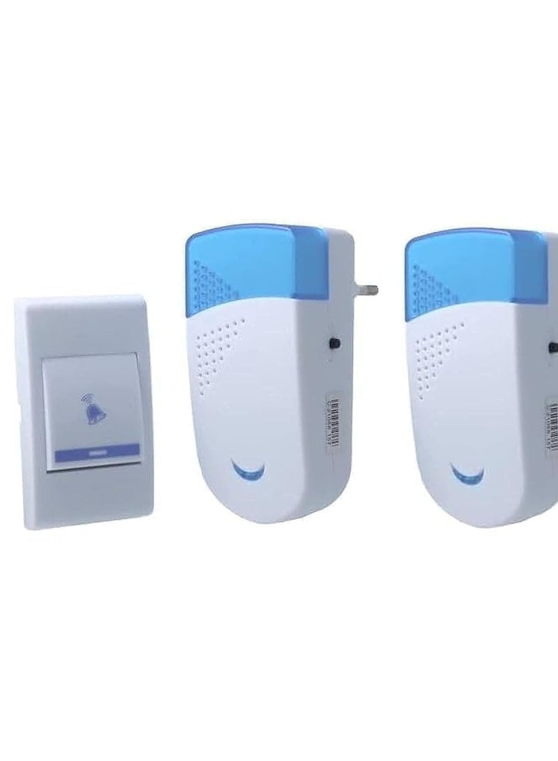 A smartly designed wireless doorbell with a remote control feature, in addition to 36 musical tones and two audio outputs