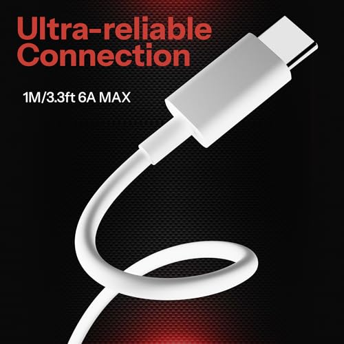 AILKIN 80W Dart USB to Type C Cable,Fast Charger Charging Cable Compatible for Realme 15/14/13/12/11/10/9 Pro/Plus Series,Narzo 80/70/60/50 Series,Realme GT 7/GT6/P3/P4/P3/Lite/Pro & More - Image 5
