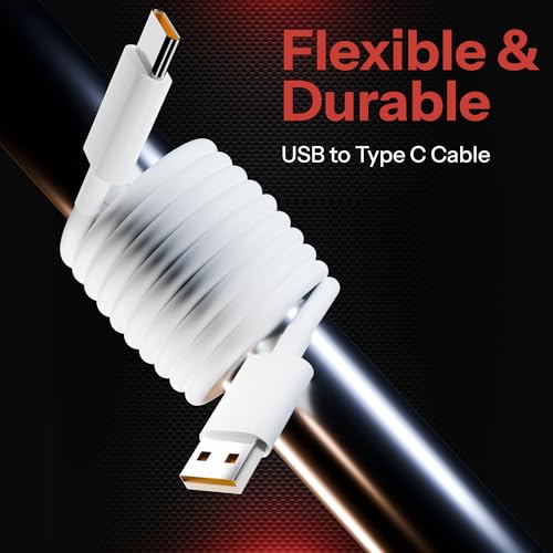 AILKIN 80W Dart USB to Type C Cable,Fast Charger Charging Cable Compatible for Realme 15/14/13/12/11/10/9 Pro/Plus Series,Narzo 80/70/60/50 Series,Realme GT 7/GT6/P3/P4/P3/Lite/Pro & More - Image 3