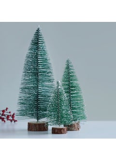 Bimotif Miniature Christmas snowy pine tree 9 cm  - Image 1