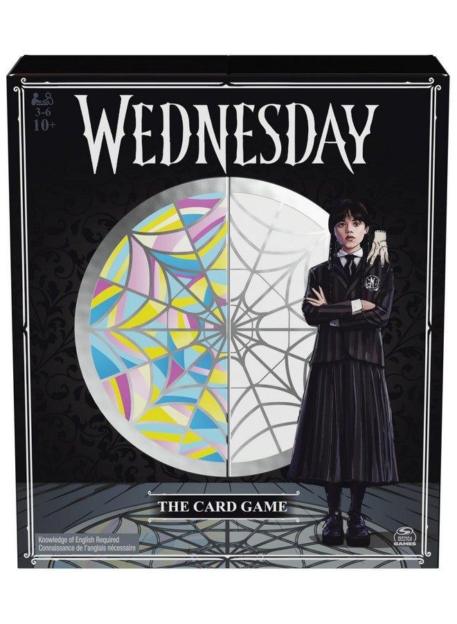 Spin Master Games, Wednesday Card Game, Premium Foil Cards from The Hit TV Series, Wednesday Collectibles, Goth Gifts, for Kids & Family, 3-10 Players, for Ages 10 & Up - Image 1