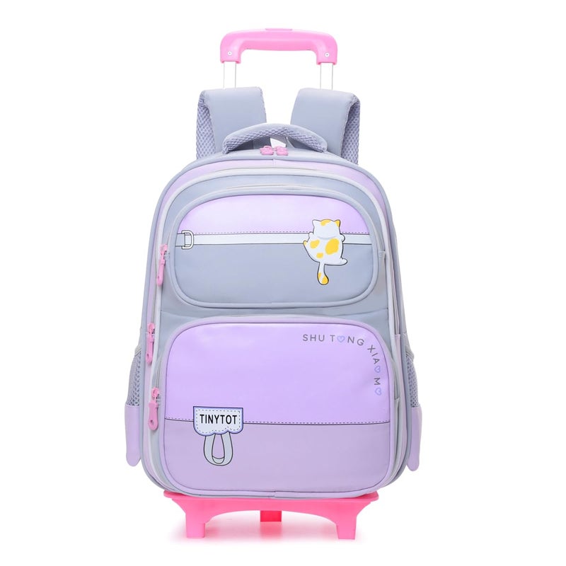 Tinytot Store 22 Litre 17-Inch Waterproof Large School Bag for Boys & Girls, Kids School Bag, School Backpack for Girls and Boys, for Kids, Ideal for Children with Trolley SB237T - Image 1