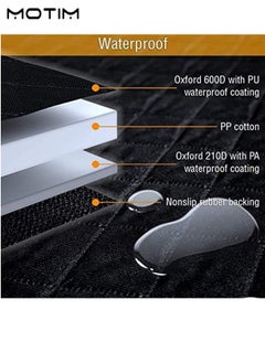 Motim Car Backseat Protector Cover for Dog Cat Pets Trunk Cargo Liner Waterproof Nonslip Dog Hammock for Cars Trucks and SUV  - Image 5
