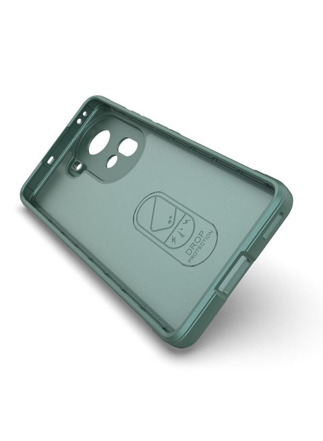 S-TOP Case For OPPO Reno11 5G Global Magic Shield TPU + Flannel Phone Case - Image 4