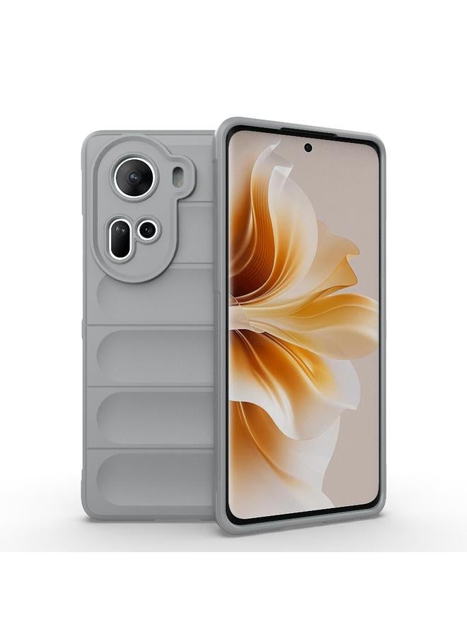 S-TOP Case For OPPO Reno11 5G Global Magic Shield TPU + Flannel Phone Case - Image 1