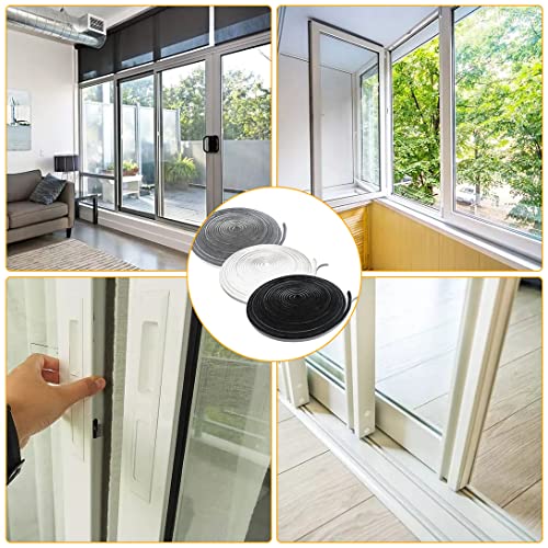 Bruiefpap 39.4FT Self-Adhesive Weather Stripping Seal for Door Frames & Sliding Windows, Door Soundproofing, Window Insulation for Winter, 0.35'' Wide x 0.2'' Thick, White - Image 5