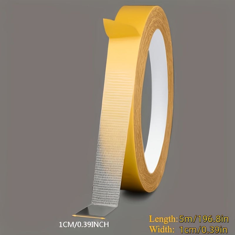 3 Rolls Heavy Fabric Tape No Sew Trouser Hem Adhesive 0.39in - Image 3