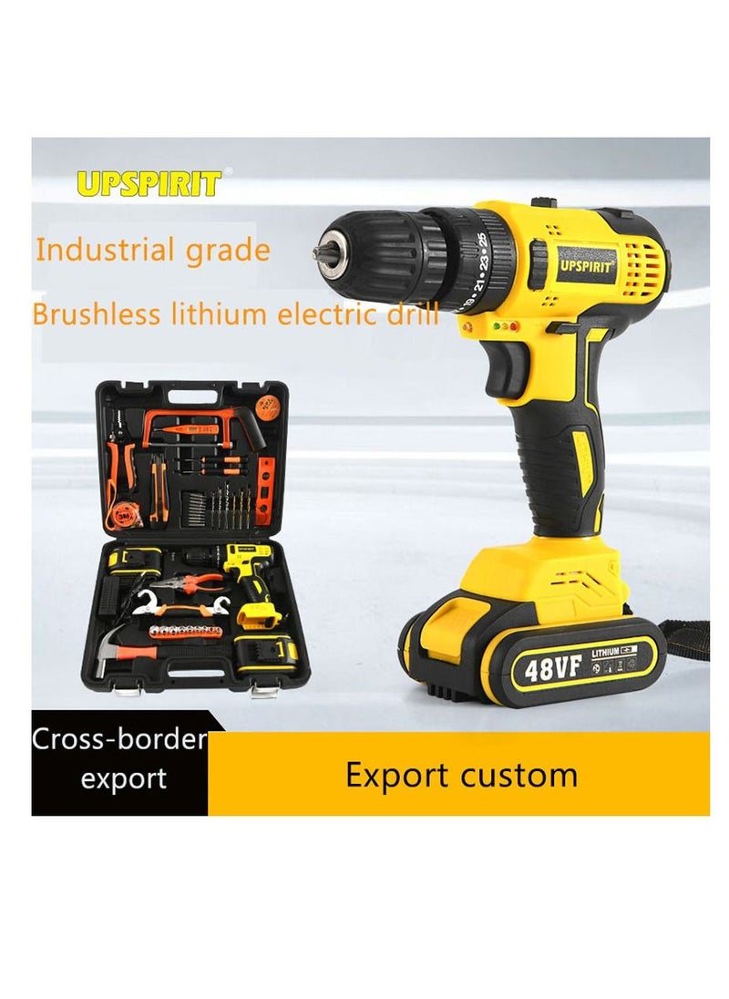 Cordless Drill Screw Driver 48v Multi Speed 10mm Chuck With Reverse With Drill Bits Set - pzsku/Z5982D02BE33D7582029EZ/45/_/1655199686/6f369c44-7ed1-4154-87e0-4097bf782c84