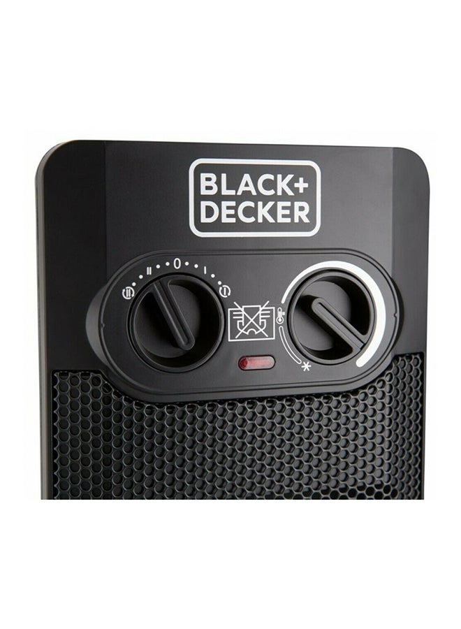 BLACK+DECKER Vertical Fan Room Heater 2000 W HX340 Black - Image 3