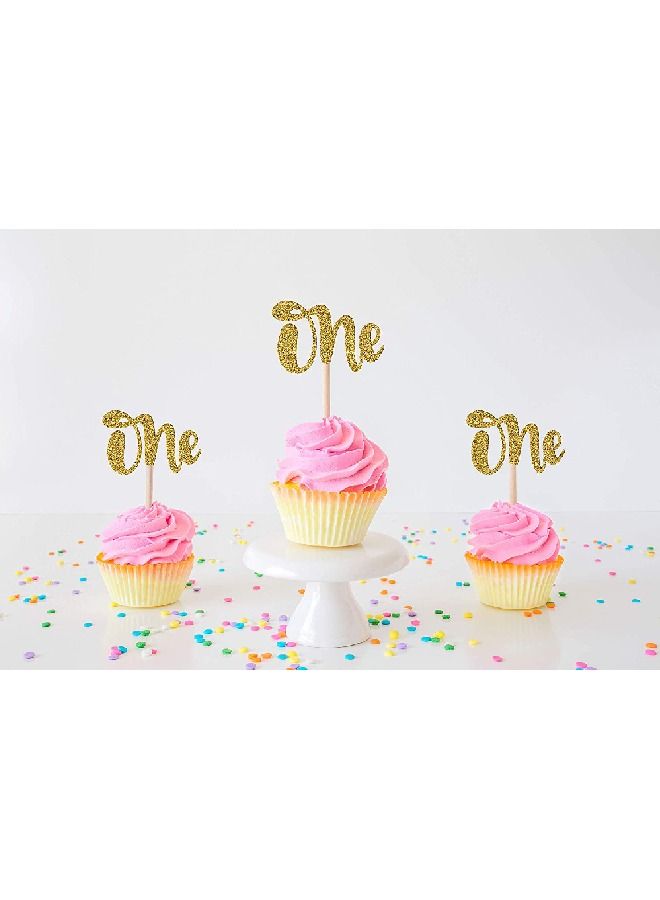 ThePartyPopper One Cupcake Toppers  - Image 2