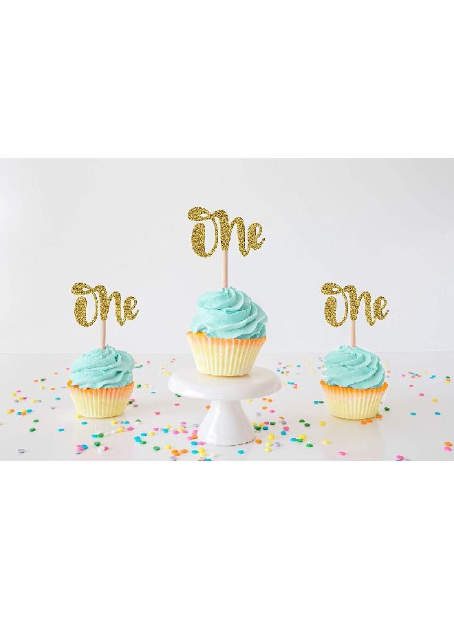 ThePartyPopper One Cupcake Toppers  - Image 3