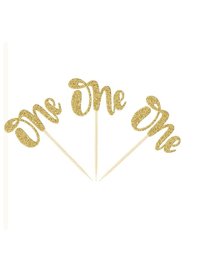 ThePartyPopper One Cupcake Toppers  - Image 1