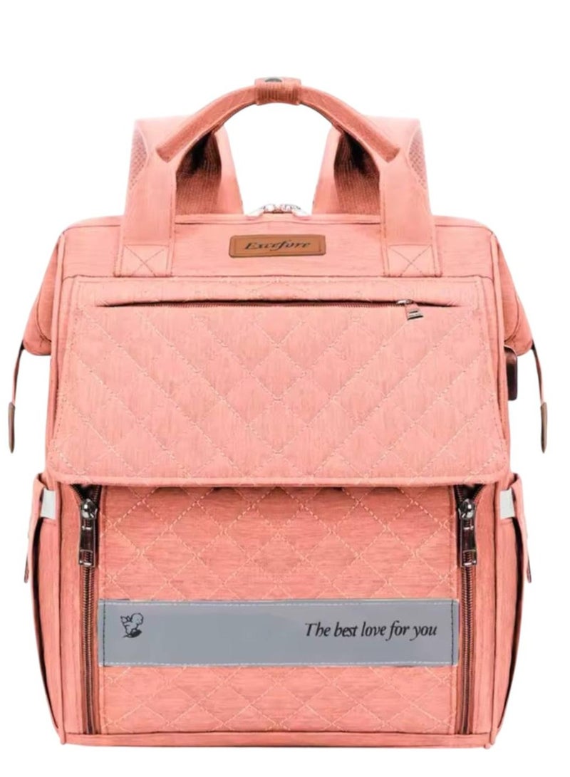 3 in 1 Diaper Bag Backpack for Mommy - Convertible Diaper Bag for Carrycot and Changing Station, Waterproof with Thermal Pockets and USB Charging Port - Image 1