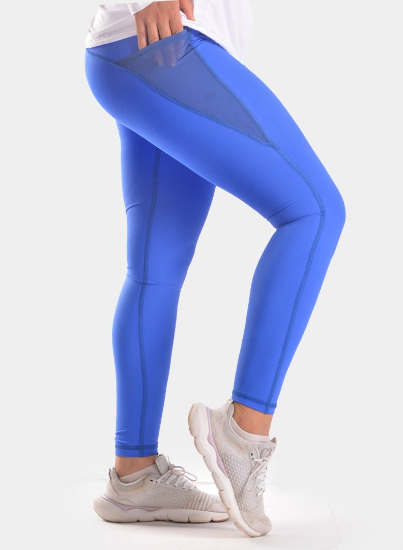 Doe sportswear Doe side pocket elevate leggings- Blue - Image 1