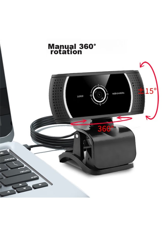 Gesobyte Jixuan C306 Computer Webcam 1080p Hd Microphone For Video Calls, Meetings, Postgraduate Entrance Exams, Online Cl, Laptop And Desktop All-in Home Teaching, Usb External Connection - Image 4