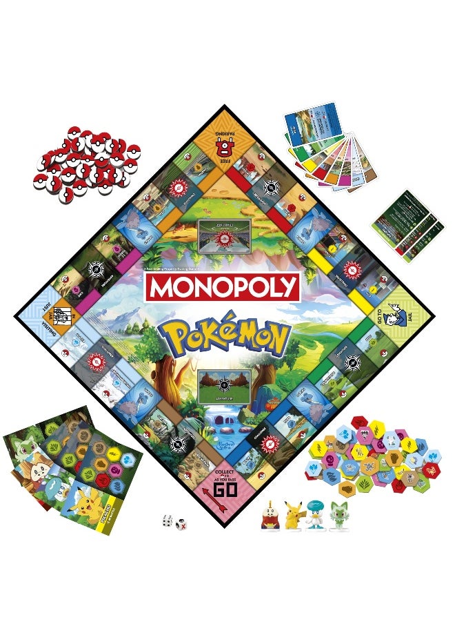Monopoly Monopoly Pokémon Edition Board Game  - Image 2