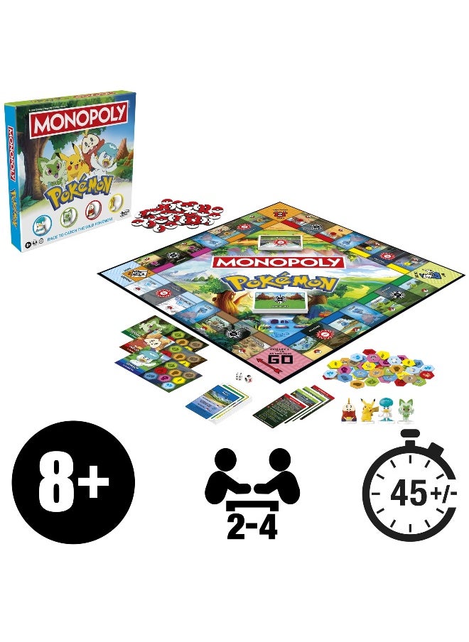 Monopoly Monopoly Pokémon Edition Board Game  - Image 3