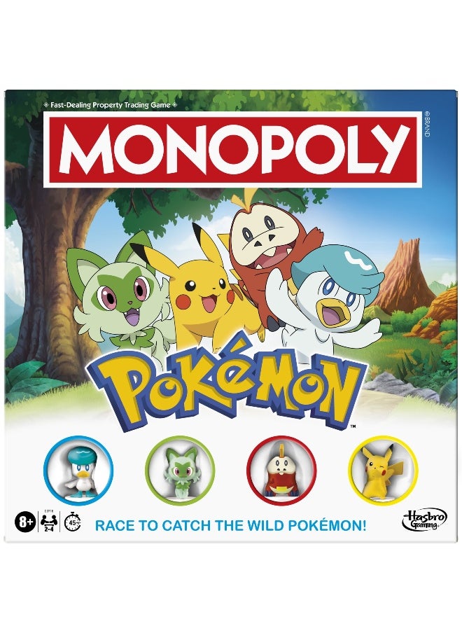 Monopoly Monopoly Pokémon Edition Board Game  - Image 1