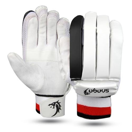 Snaga Polyvinyl Chloride Cricket Batting Right Hand Gloves For Men Mix Colour (School, Men R/H),Multicolour - Image 3