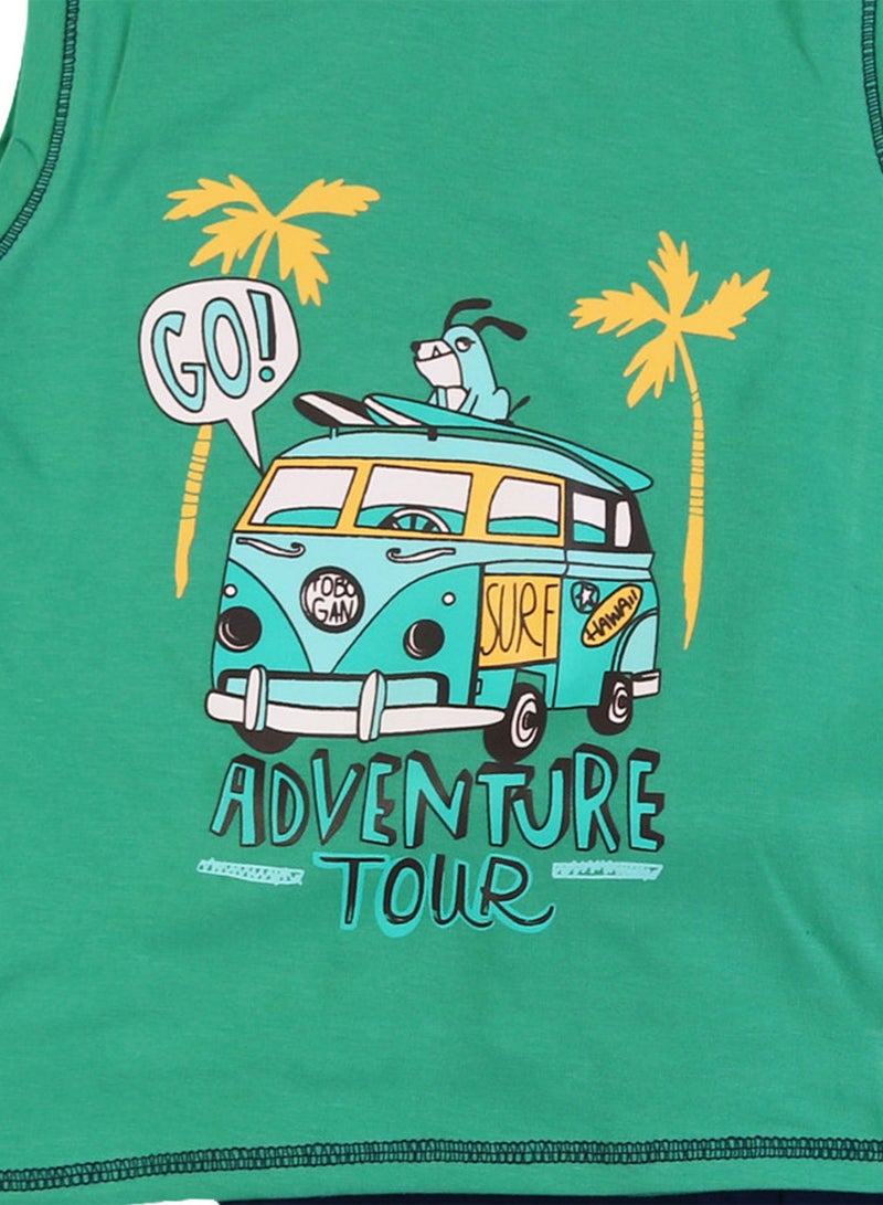 Zercon Summer Pajama Set for Boys 7285 - Image 2