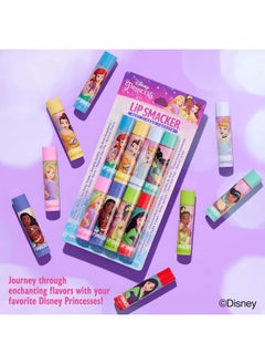 Lip Smacker Lip Smacker Disney Princess Flavored Lip Balm Party Pack 8 Count, Clear, For Kids  - Image 3