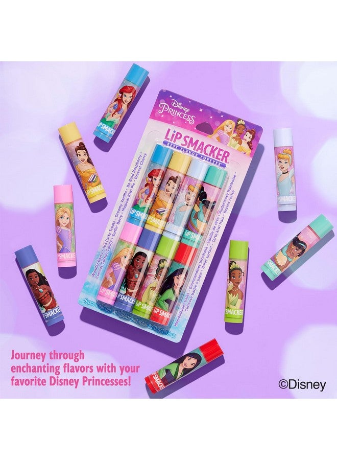 Lip Smacker Disney Princess Flavored Lip Balm Party Pack 8 Count, Clear, For Kids - Image 3