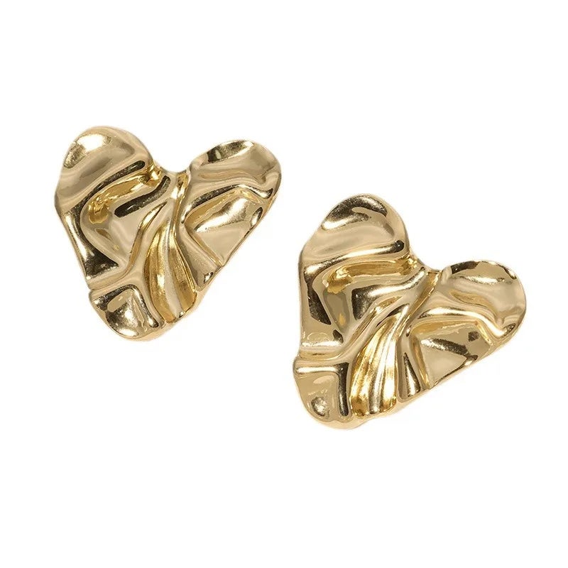 حلق أستانليس ستيل ذهبي - Image 2