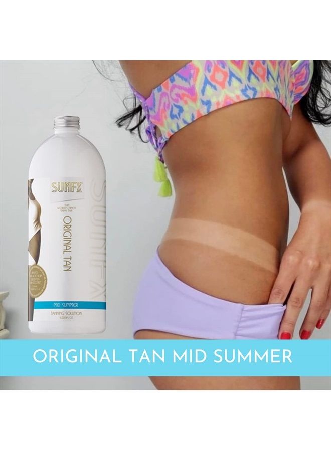 Original Tan - All Natural Spray Tanning Solution(1L/33.8 fl oz, DARK SUMMER