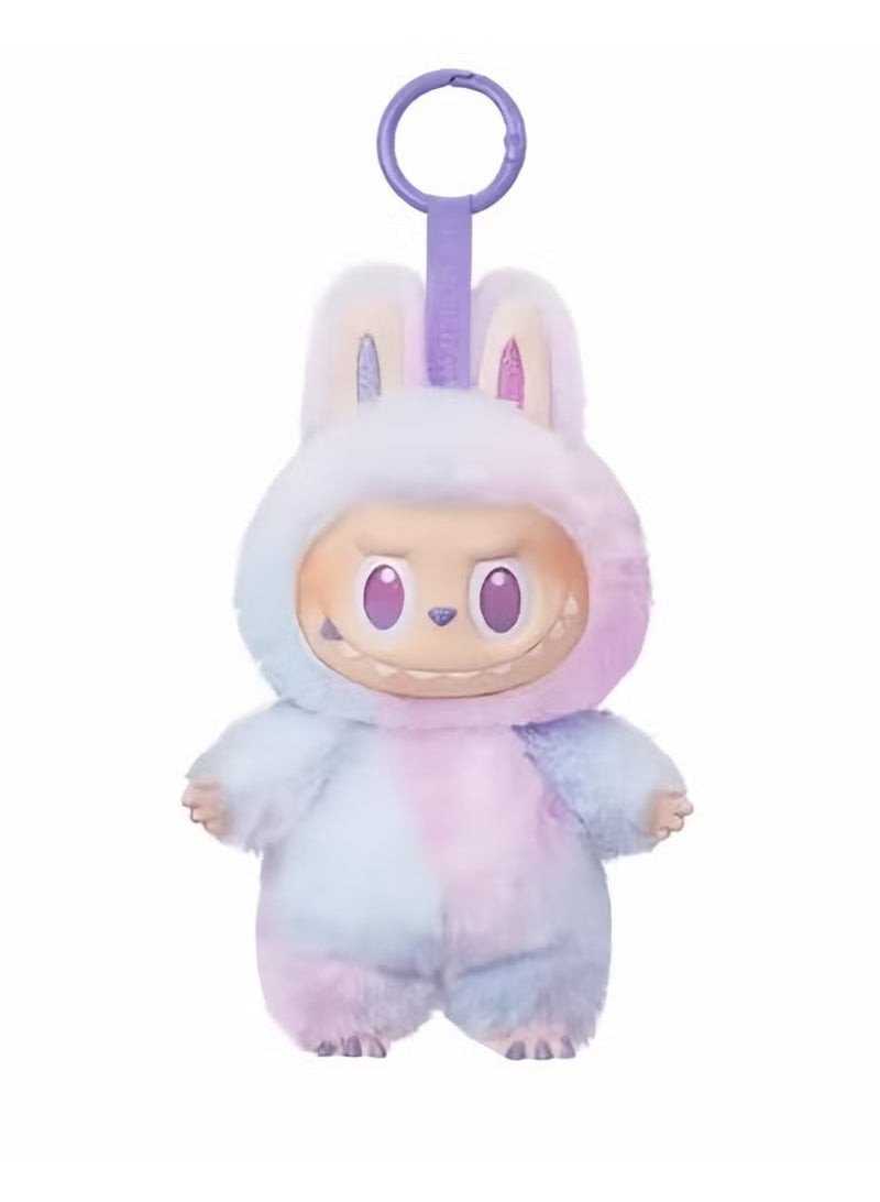 LABUBU Doll Pendant Labubu 3rd Generation Macaron Vinyl Plush Doll 17cm, Purple - Luck - Image 1