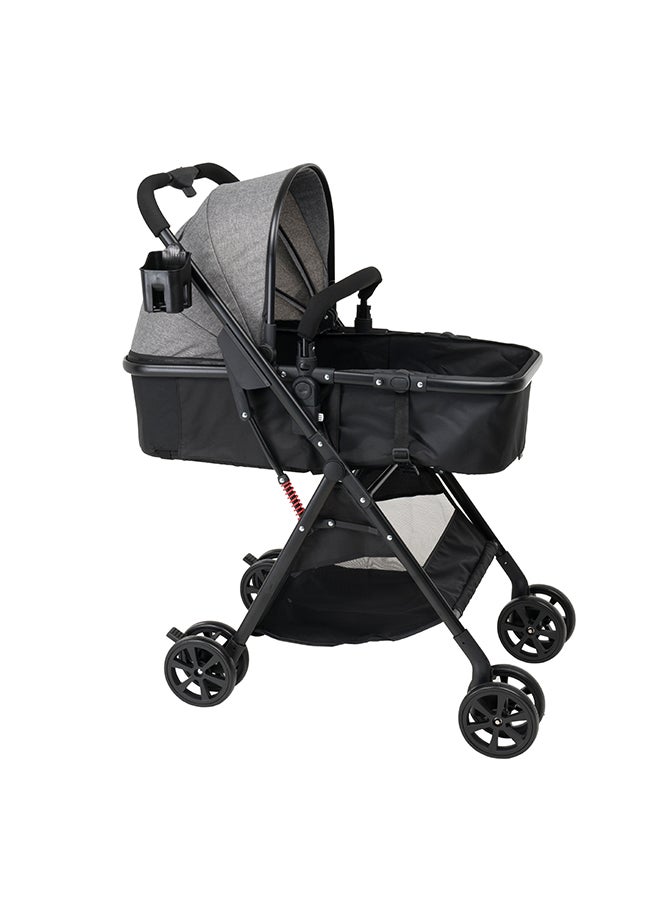 Uniqoo Uniqoo 5 Grey - Portable Pram  - Image 4
