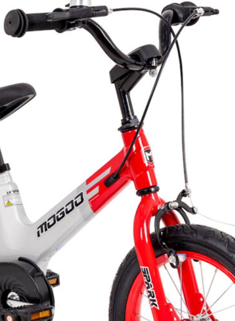 MOGOO Spark Magnesium Bike For Kids 14 Inch Red - Image 3