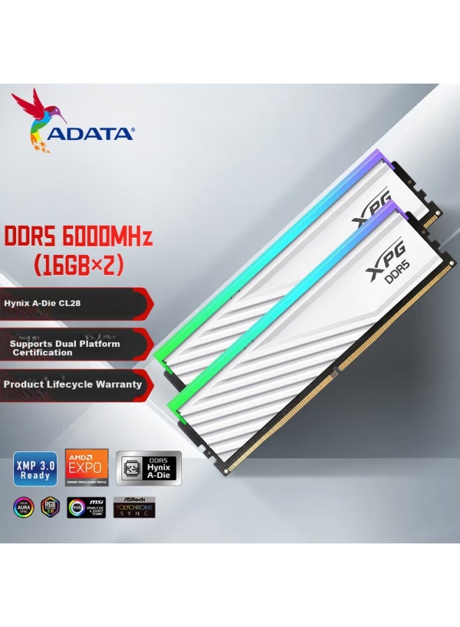 Adata 32gb Kit Ddr5 6000 Desktop Memory Module Hynix A-die Chips Xpg Longyao D300g C28