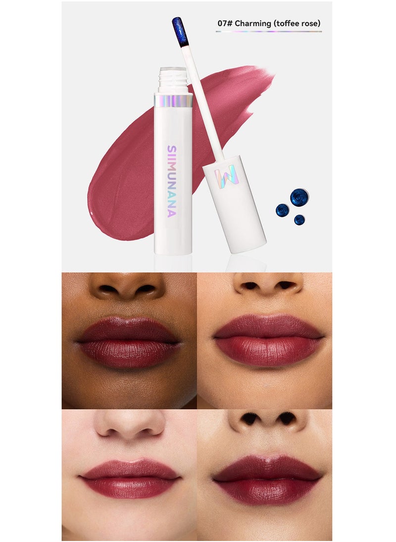 siimunana - Moisturizing and Plumping Lip Tint for Enhanced Color, Long-Lasting Waterproof, Easy Peel & Reveal, Ideal Lip Makeup for Women - Image 1