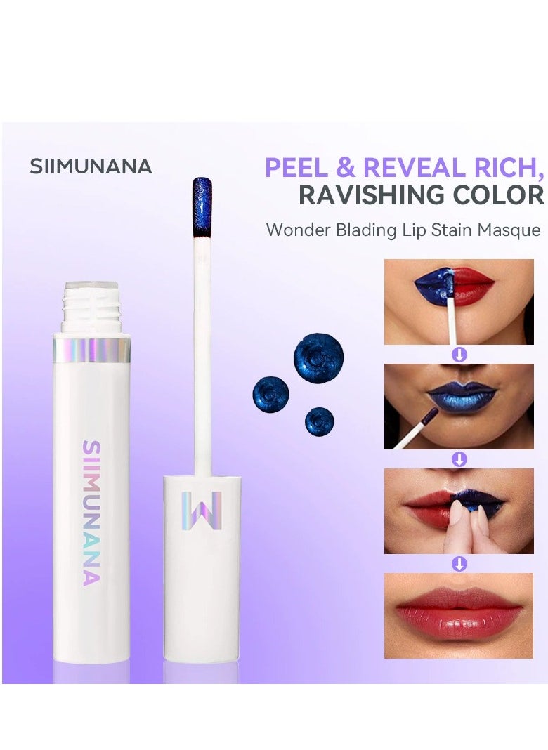 siimunana - Moisturizing and Plumping Lip Tint for Enhanced Color, Long-Lasting Waterproof, Easy Peel & Reveal, Ideal Lip Makeup for Women - Image 1