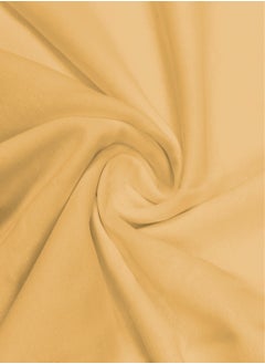 Raymond Raymond Home King Flat Sheet Bedsheet 144 Thread Count Luxurious Mercerized 100% Long Staple Cotton Bedding Solid Pre Shrunk Percale Finish Bed Linen with 2 Pillow Case - Peach (274 * 274 CM)  - Image 3